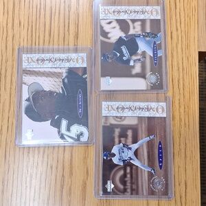 Lot of 3 Michael Jordan Upper Deck Baseball cards